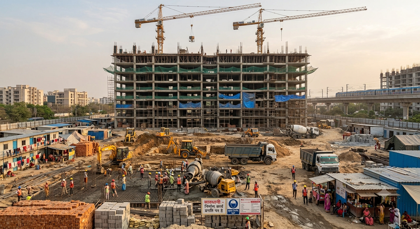 Construction project in progress