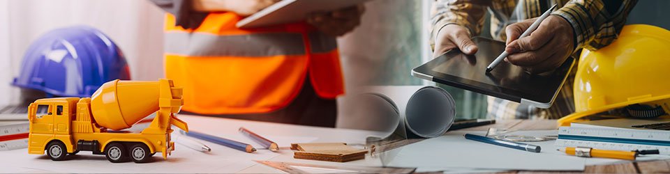 Construction equipment, engineering and project planning